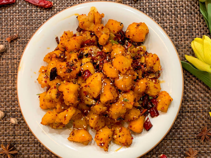 Spicy Fried Fish Bites